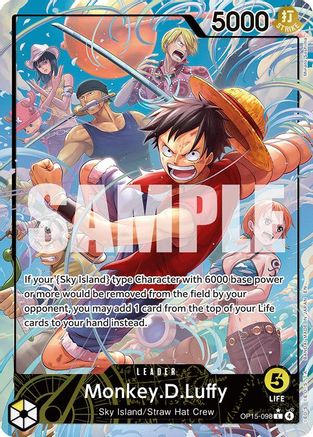 Monkey.D.Luffy (OP15-098) (Alternate Art) (OP15-098) - Leader