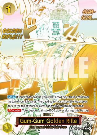 Gum-Gum Golden Rifle (Alternate Art) (OP15-116) - Rare