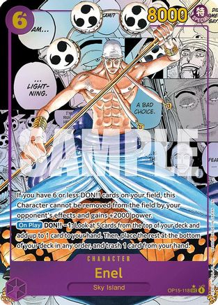 Enel (OP15-118) (Manga) (OP15-118) - Secret Rare