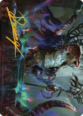 Sivriss, carte d'art de haut-parleur cauchemardesque (32) (signature estampillée or) [Commander Legends : Battle for Baldur's Gate Art Series] 