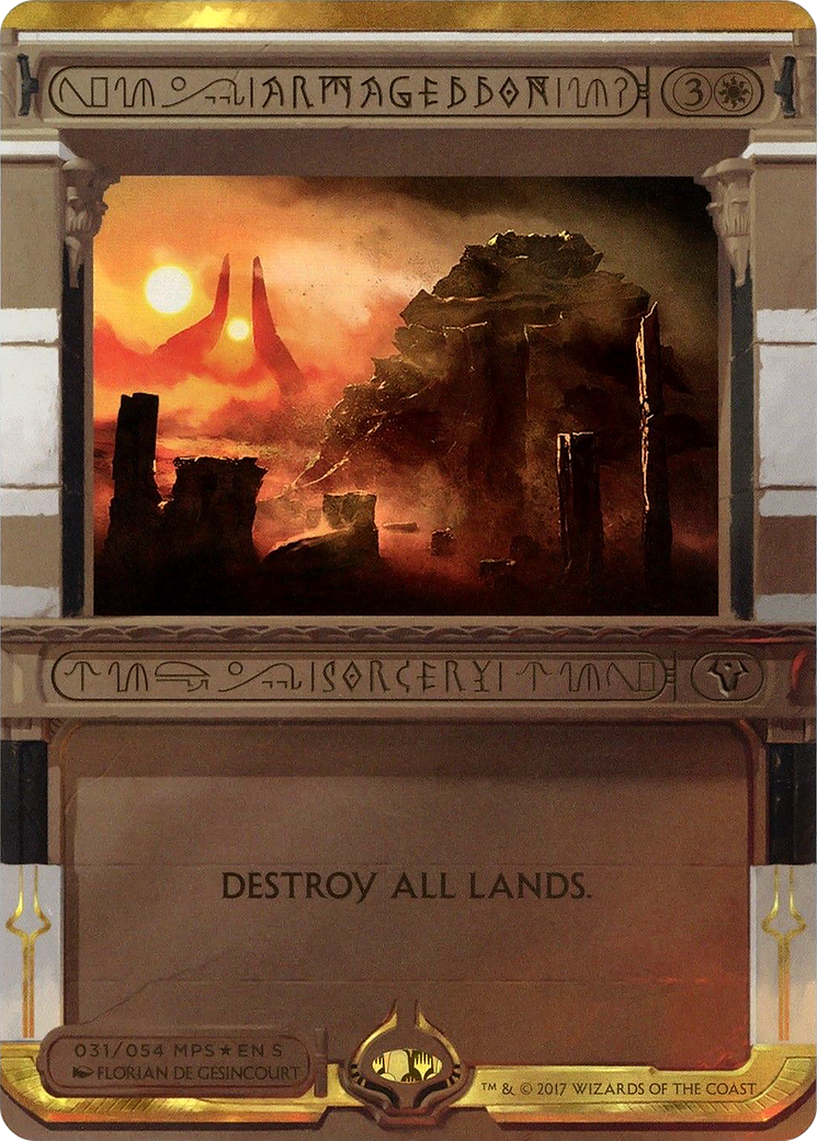 Armageddon (MPS2-031) - Amonkhet Invocations (Borderless) Foil