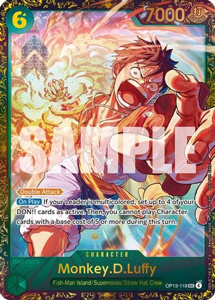 Monkey.D.Luffy (Treasure Cup March 2026) (OP13-118) - Secret Rare