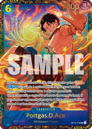Portgas.D.Ace (119) (Treasure Cup March 2026) (OP13-119) - Secret Rare