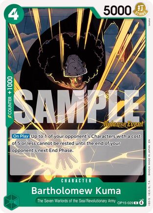 Bartholomew Kuma (OP15-029) (OP15-029) - Common