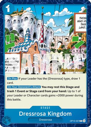 Dressrosa Kingdom (OP15-057) - Common