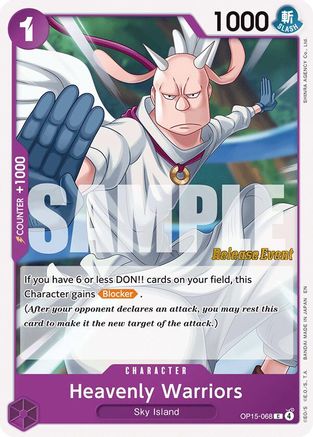 Heavenly Warriors (OP15-068) - Common
