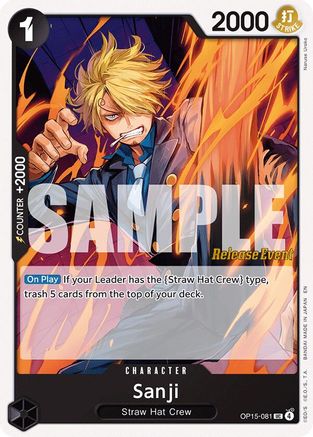 Sanji (OP15-081) (OP15-081) - Uncommon