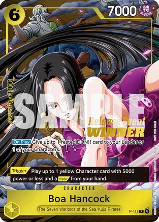 Boa Hancock (OP15 Release Event Winner) (P-115) - Promo