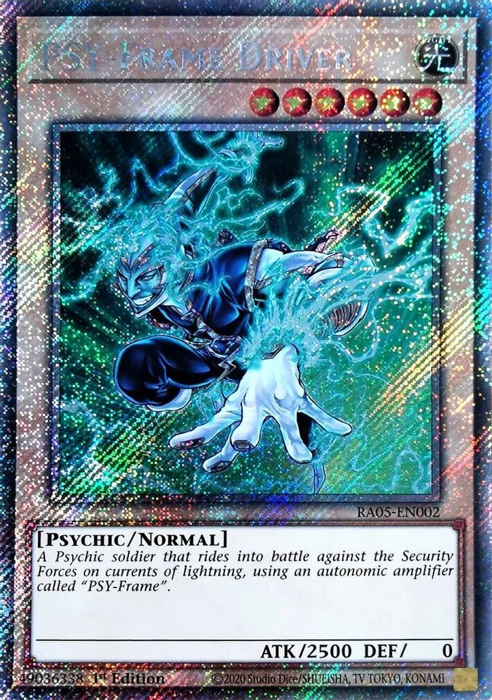 PSY-Frame Driver (Platinum Secret Rare) (RA05-EN002) - Platinum Secret Rare