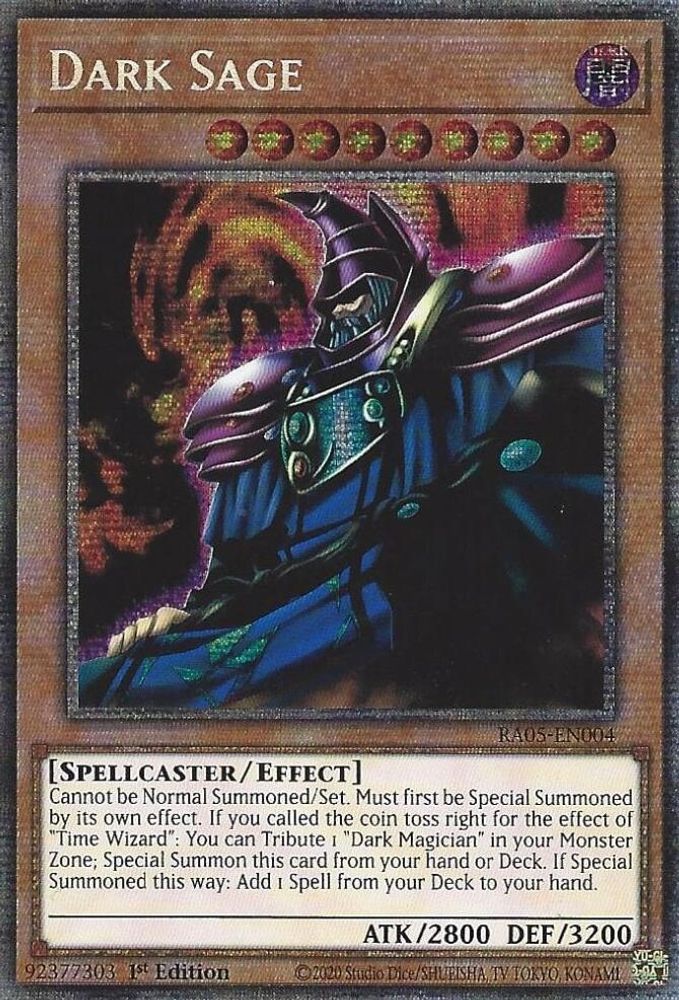 Dark Sage (RA05-EN004) - Starlight Rare