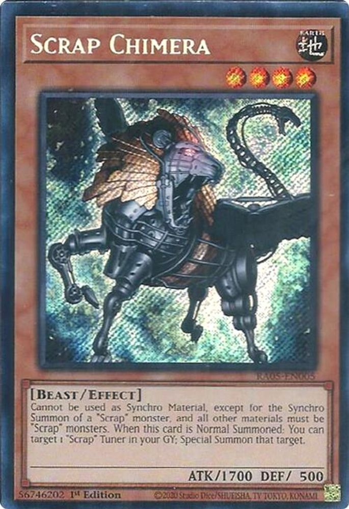 Scrap Chimera (Secret Rare) (RA05-EN005) - Secret Rare