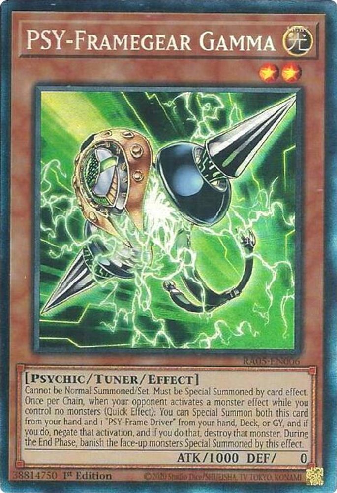 PSY-Framegear Gamma (Collector's Rare) (RA05-EN006) - Collector's Rare