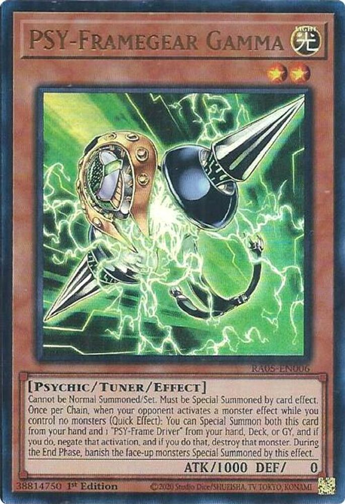 PSY-Framegear Gamma (Ultra Rare) (RA05-EN006) - Ultra Rare