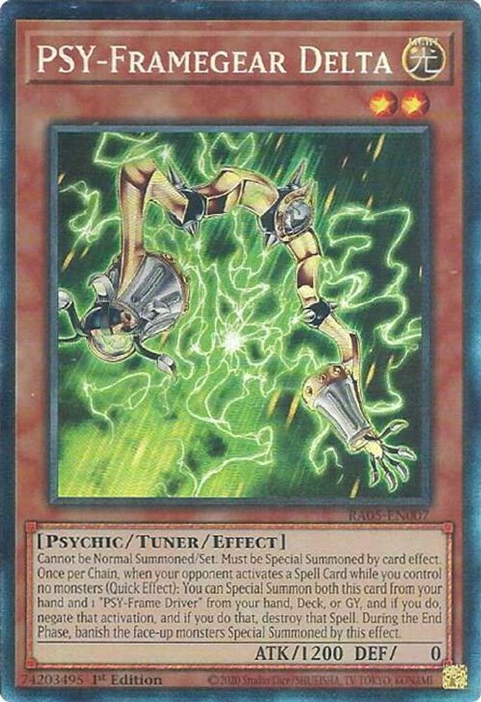 PSY-Framegear Delta (Collector's Rare) (RA05-EN007) - Collector's Rare