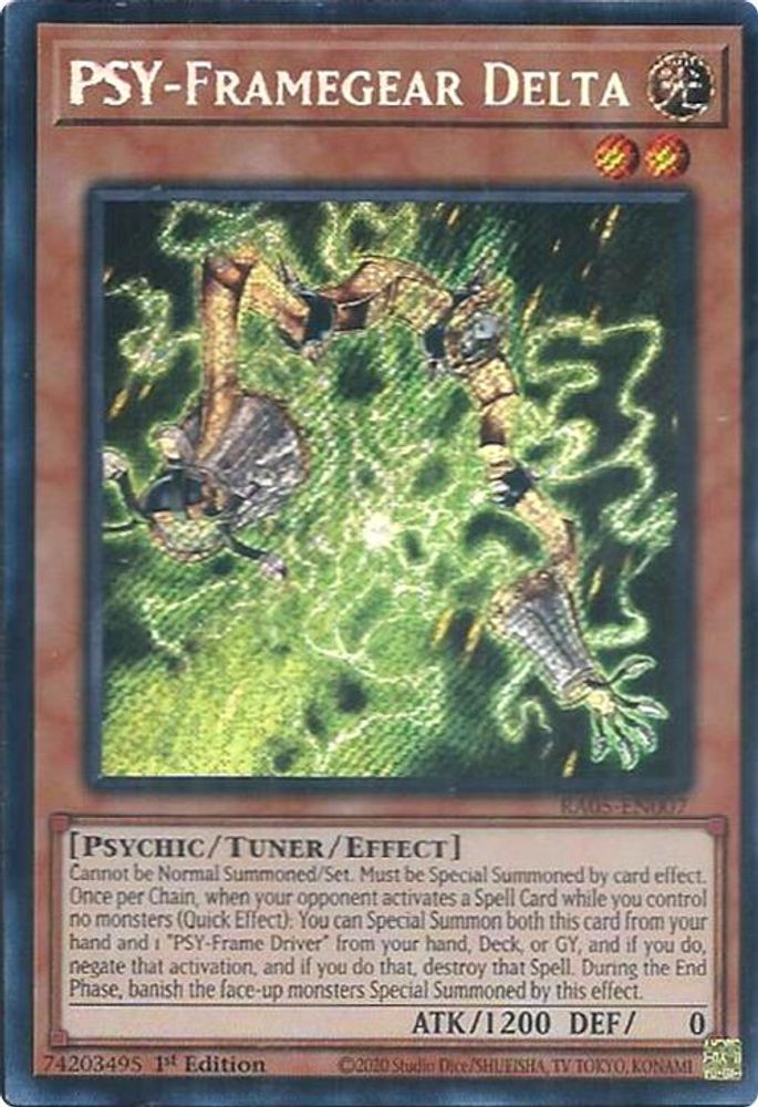 PSY-Framegear Delta (Secret Rare) (RA05-EN007) - Secret Rare