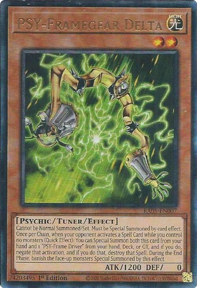 PSY-Framegear Delta (Ultimate Rare) (RA05-EN007) - Ultimate Rare