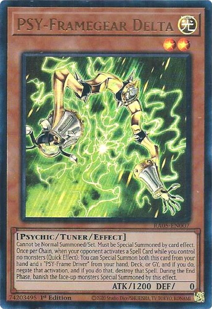 PSY-Framegear Delta (Ultra Rare) (RA05-EN007) - Ultra Rare