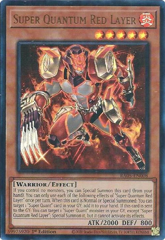 Super Quantum Red Layer (Ultra Rare) (RA05-EN008) - Ultra Rare