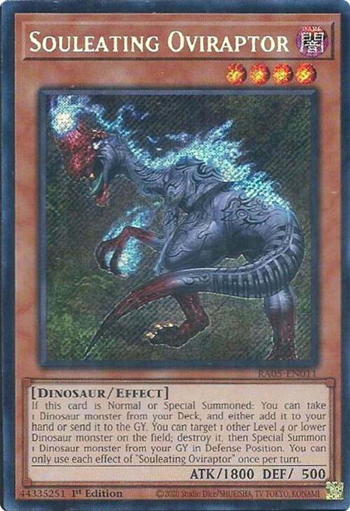 Souleating Oviraptor (Secret Rare) (RA05-EN011) - Secret Rare
