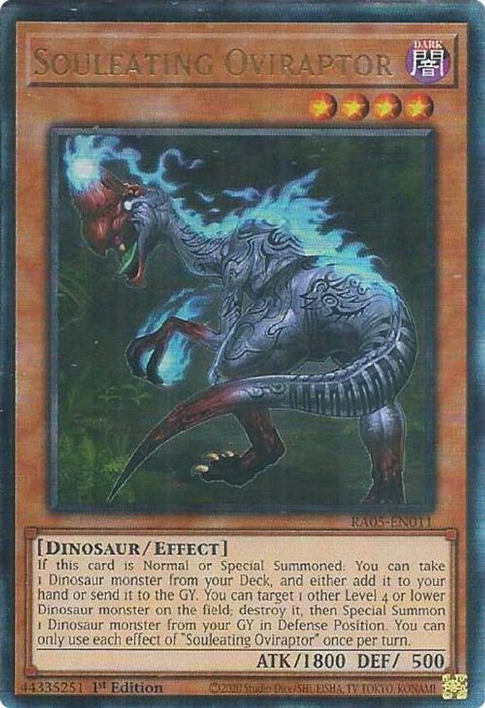 Souleating Oviraptor (Ultimate Rare) (RA05-EN011) - Ultimate Rare