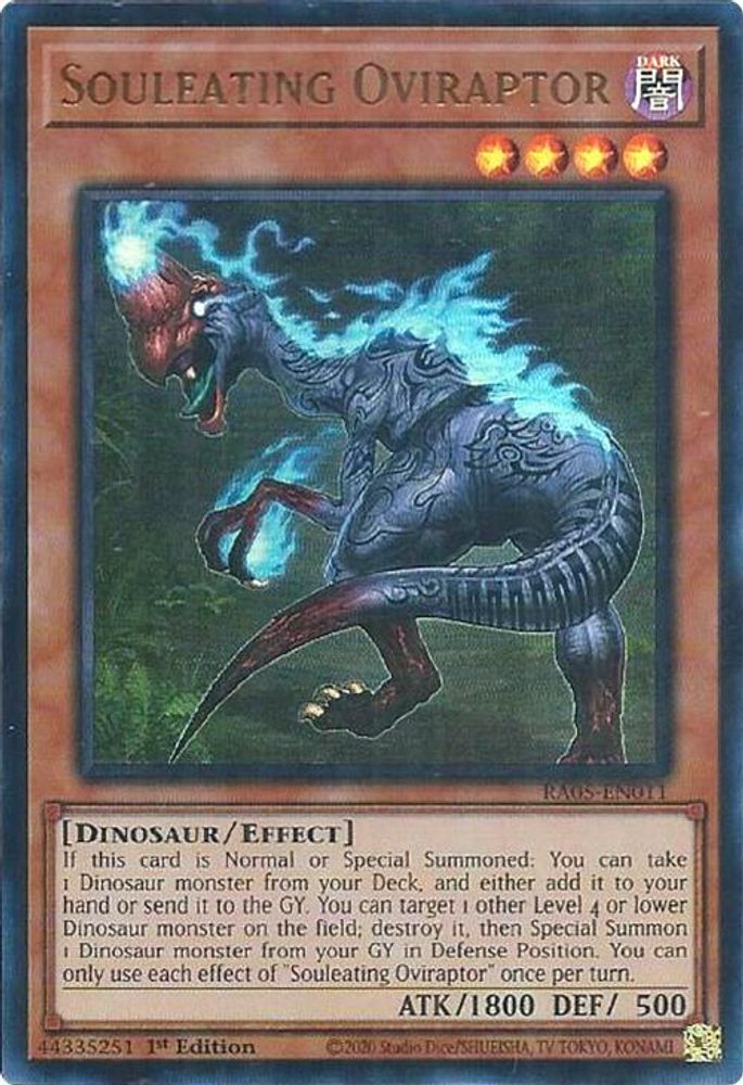 Souleating Oviraptor (Ultra Rare) (RA05-EN011) - Ultra Rare