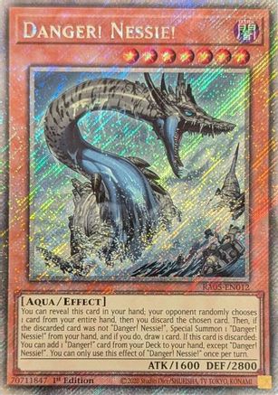 Danger! Nessie! (Platinum Secret Rare) (RA05-EN012) - Platinum Secret Rare