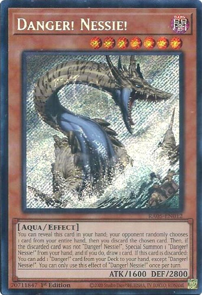 Danger! Nessie! (Secret Rare) (RA05-EN012) - Secret Rare