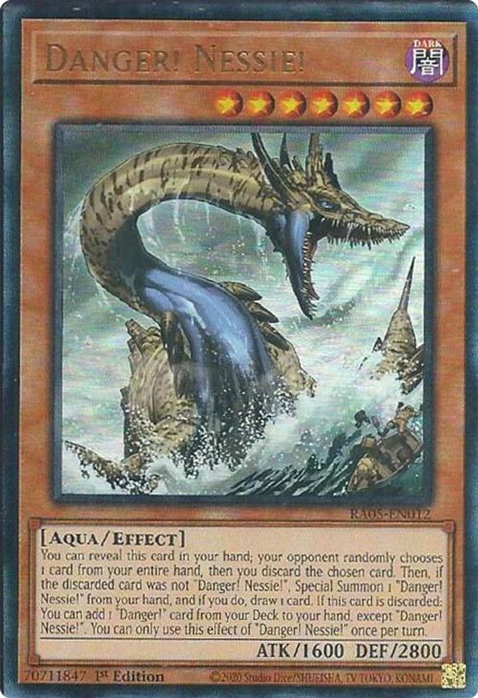 Danger! Nessie! (Ultimate Rare) (RA05-EN012) - Ultimate Rare