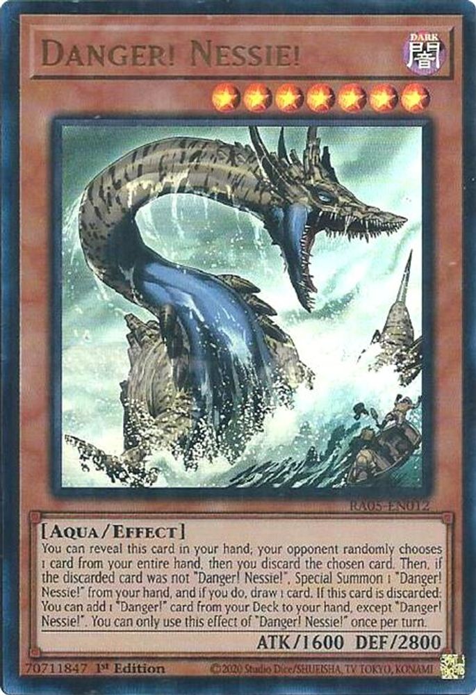 Danger! Nessie! (Ultra Rare) (RA05-EN012) - Ultra Rare