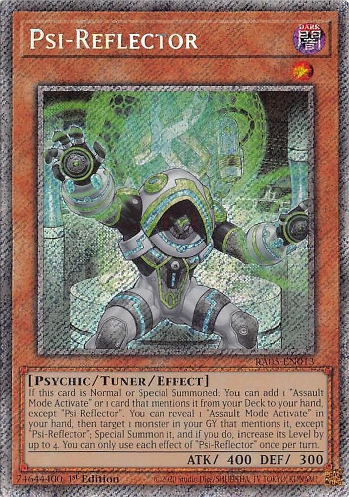 Psi-Reflector (Platinum Secret Rare) (RA05-EN013) - Platinum Secret Rare