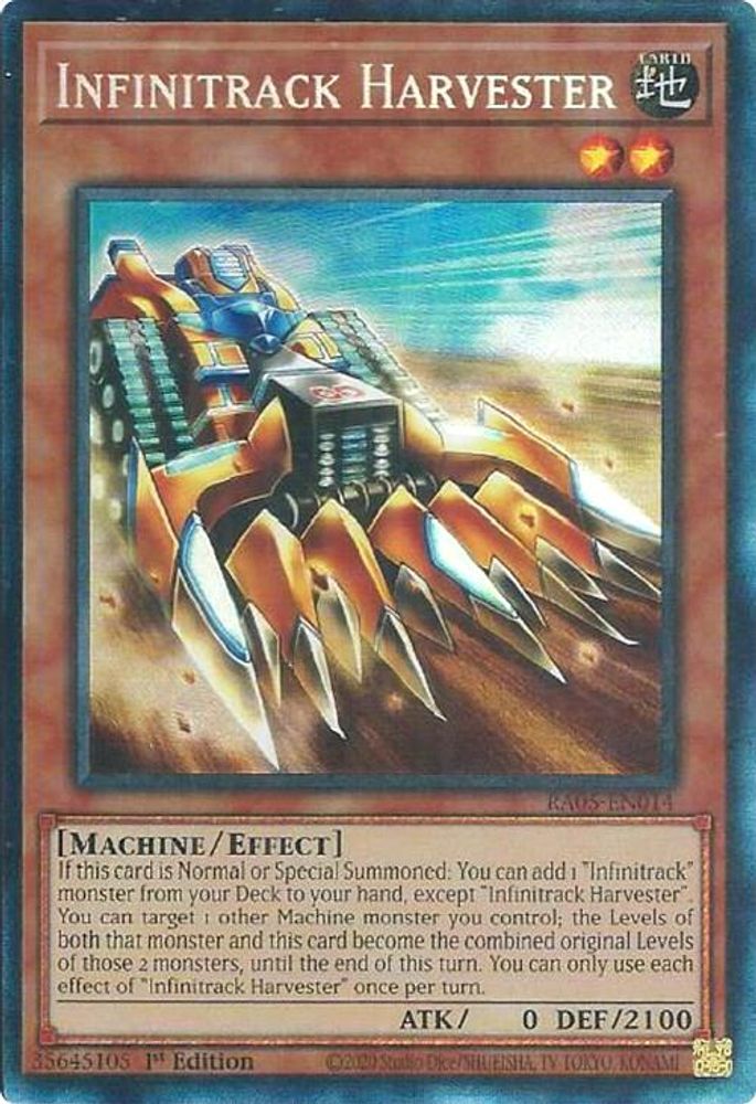 Infinitrack Harvester (Collector's Rare) (RA05-EN014) - Collector's Rare