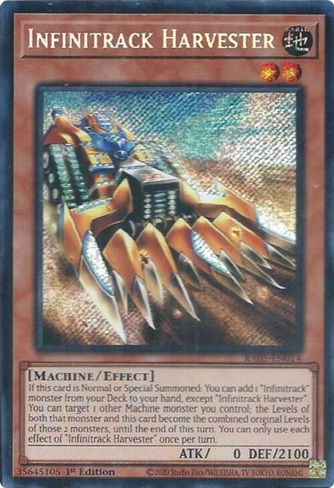 Infinitrack Harvester (Secret Rare) (RA05-EN014) - Secret Rare