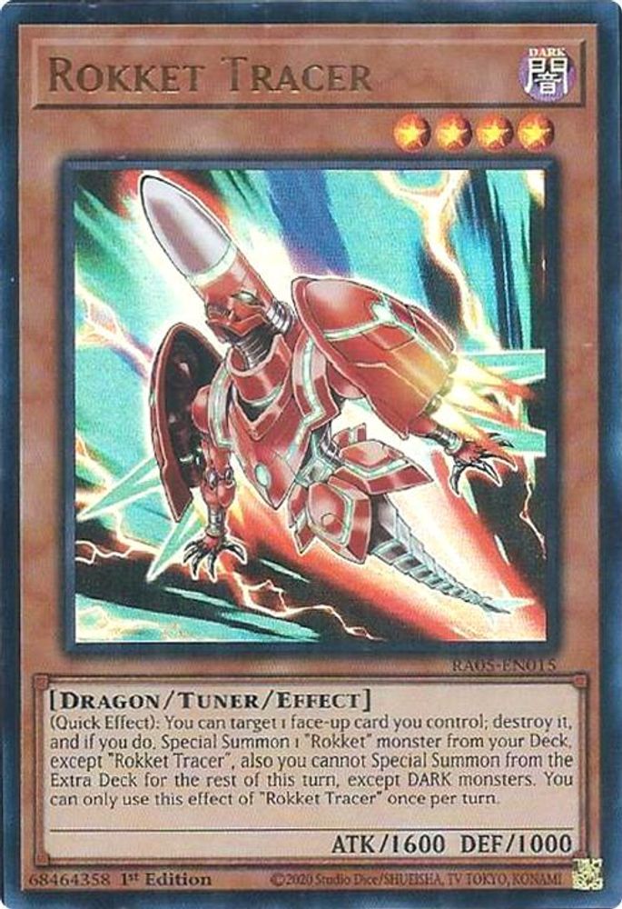Rokket Tracer (Ultra Rare) (RA05-EN015) - Ultra Rare