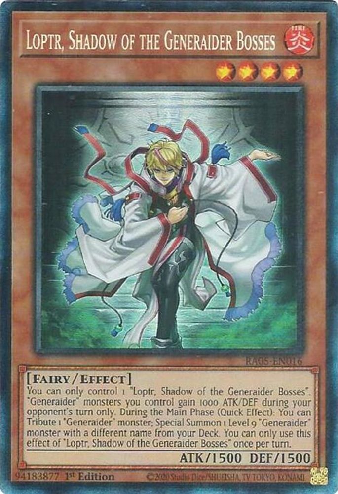 Loptr, Shadow of the Generaider Bosses (Collector's Rare) (RA05-EN016) - Collector's Rare