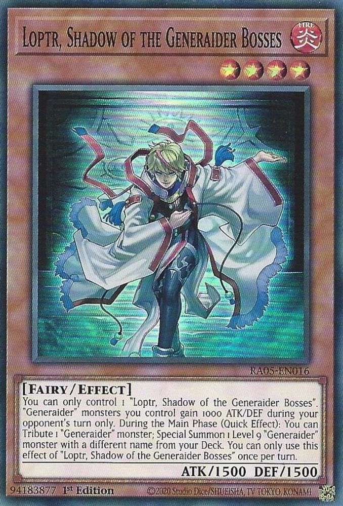 Loptr, Shadow of the Generaider Bosses (RA05-EN016) - Super Rare