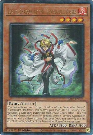 Loptr, Shadow of the Generaider Bosses (Ultimate Rare) (RA05-EN016) - Ultimate Rare