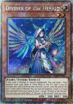 Diviner of the Herald (Platinum Secret Rare) (RA05-EN017) - Platinum Secret Rare