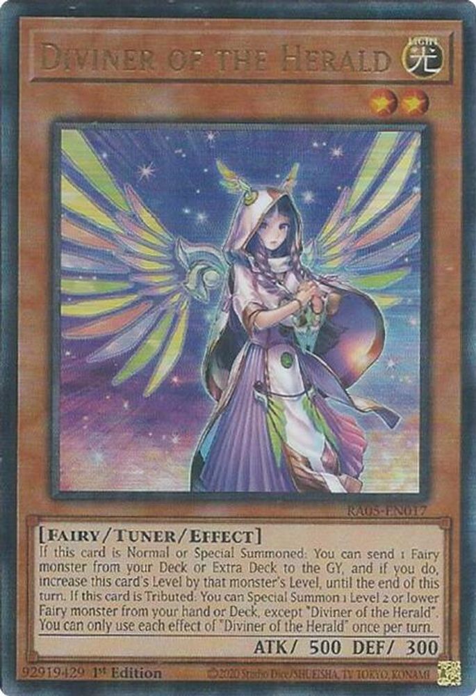 Diviner of the Herald (Ultimate Rare) (RA05-EN017) - Ultimate Rare