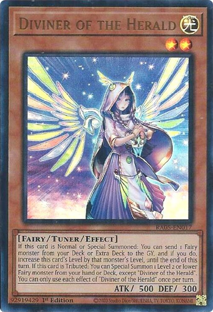 Diviner of the Herald (Ultra Rare) (RA05-EN017) - Ultra Rare