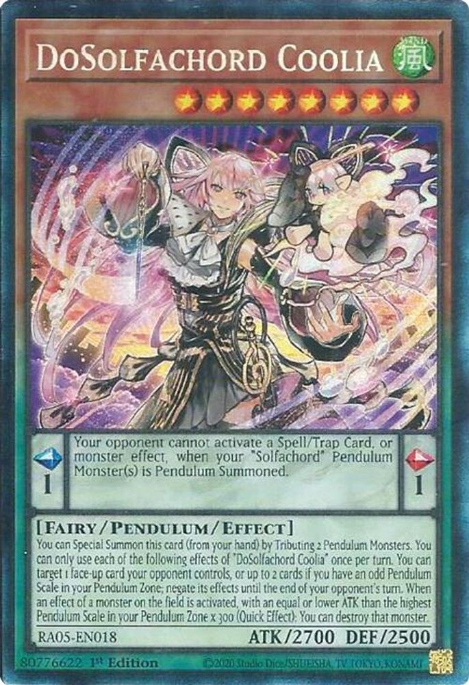 DoSolfachord Coolia (Collector's Rare) (RA05-EN018) - Collector's Rare