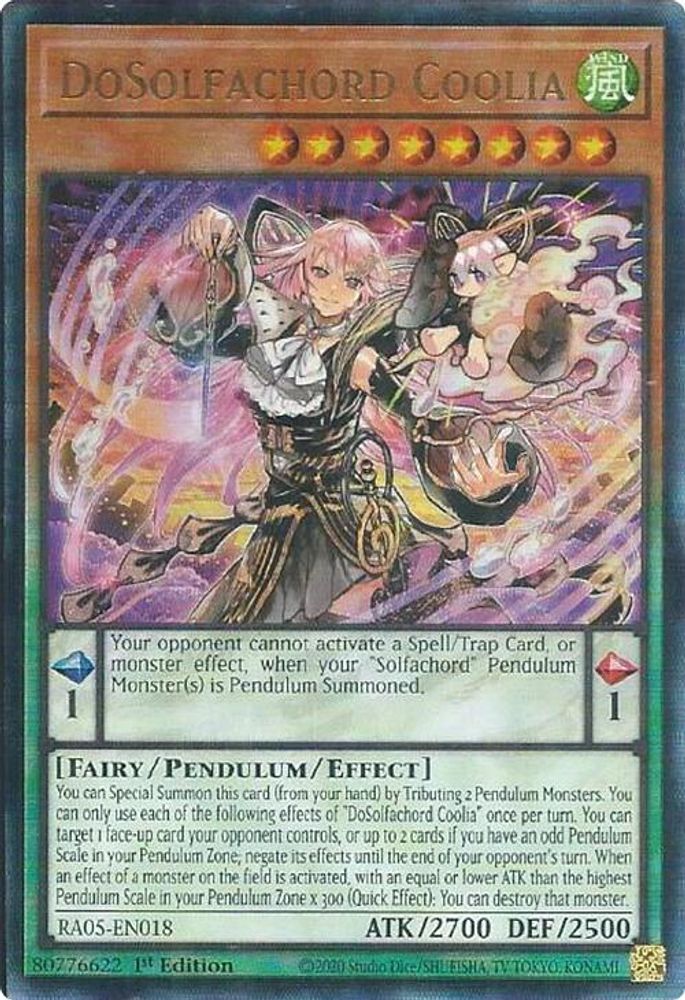 DoSolfachord Coolia (Ultimate Rare) (RA05-EN018) - Ultimate Rare