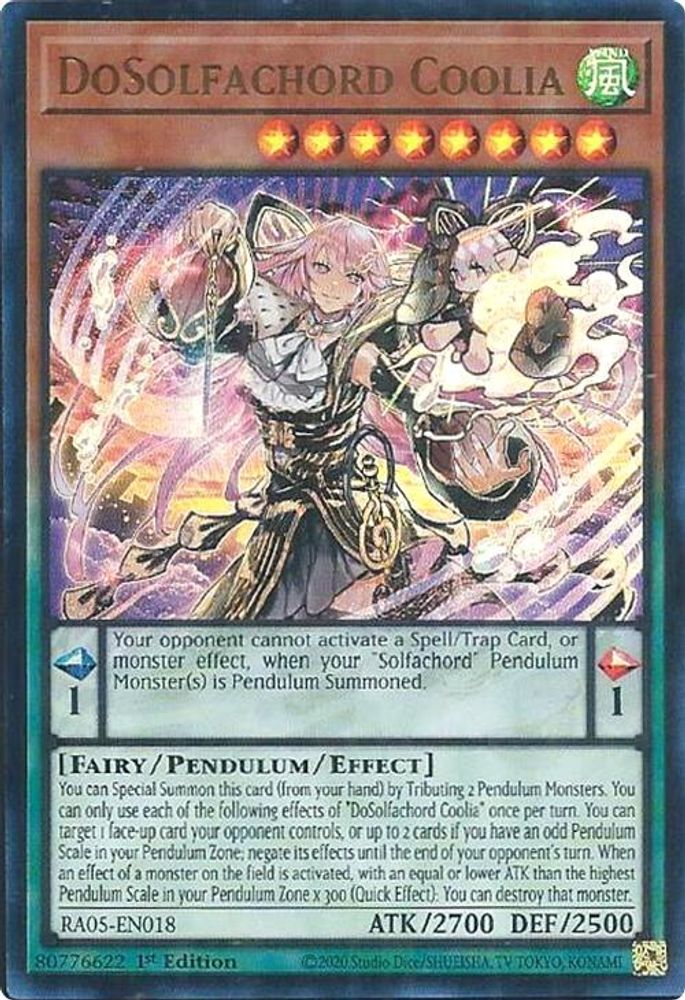 DoSolfachord Coolia (Ultra Rare) (RA05-EN018) - Ultra Rare