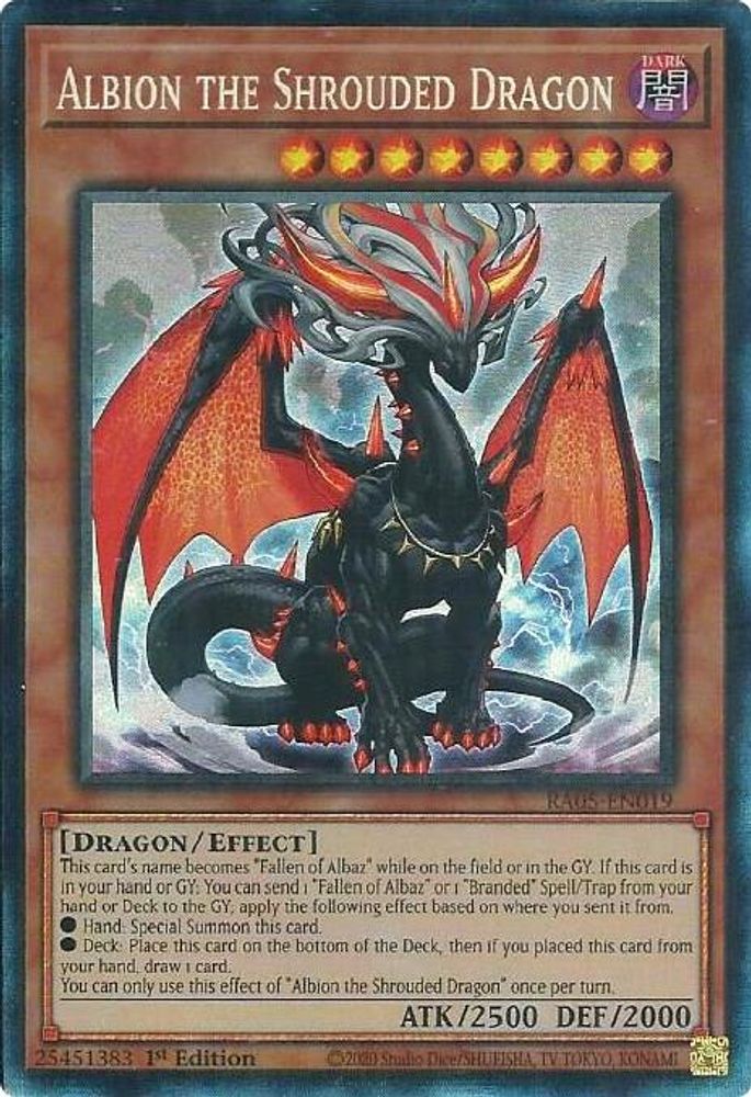 Albion the Shrouded Dragon (Collector's Rare) (RA05-EN019) - Collector's Rare
