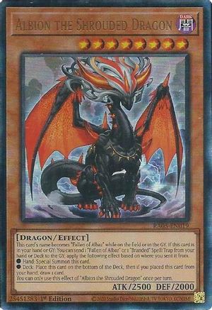 Albion the Shrouded Dragon (Ultimate Rare) (RA05-EN019) - Ultimate Rare