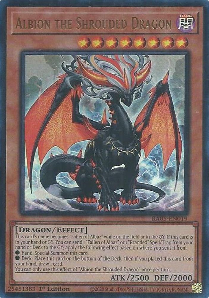 Albion the Shrouded Dragon (Ultra Rare) (RA05-EN019) - Ultra Rare