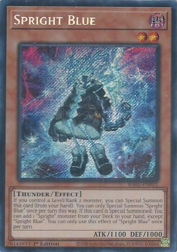 Spright Blue (Secret Rare) (RA05-EN021) - Secret Rare