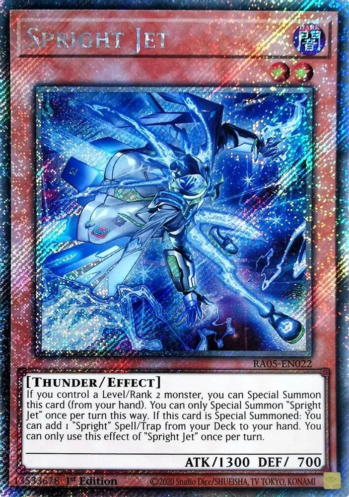 Spright Jet (Platinum Secret Rare) (RA05-EN022) - Platinum Secret Rare
