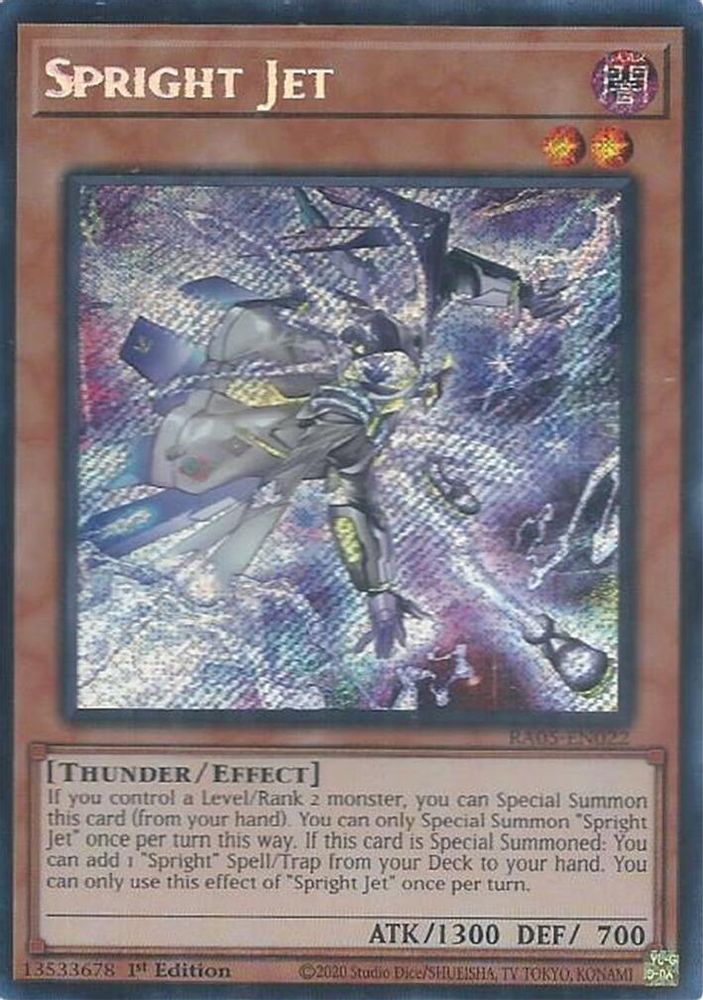 Spright Jet (Secret Rare) (RA05-EN022) - Secret Rare