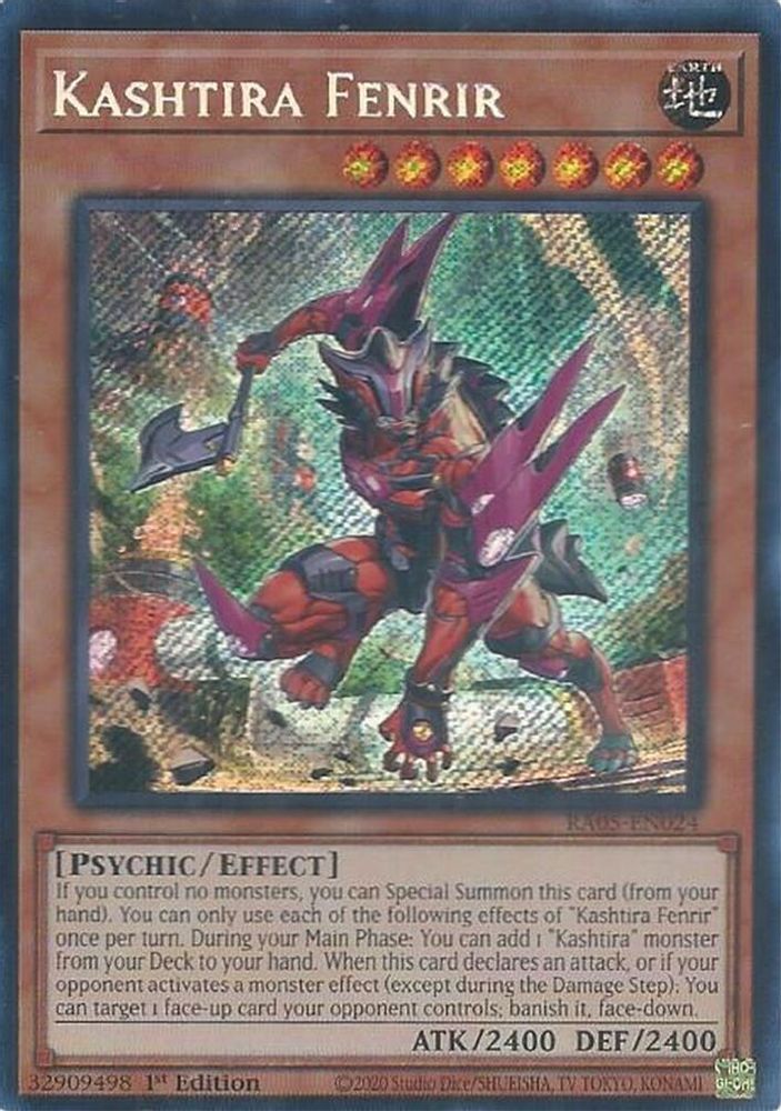 Kashtira Fenrir (Secret Rare) (RA05-EN024) - Secret Rare