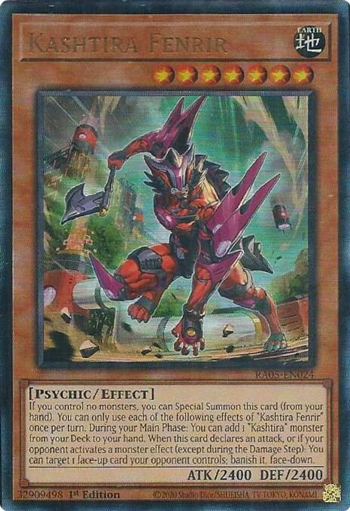 Kashtira Fenrir (Ultimate Rare) (RA05-EN024) - Ultimate Rare